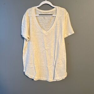 Basic White V-Neck shirt from American Eagle